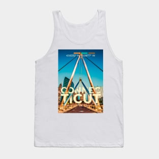 Connecticut Travel Poster Tank Top